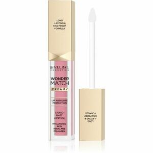 Eveline Cosmetics Wonder Match dlhotrvajúci matný tekutý rúž s kyselinou hyalurónovou odtieň 01 Angel Rose 6, 8 ml vyobraziť