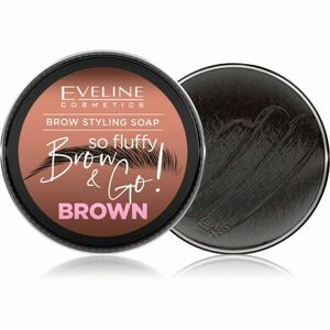 Eveline Cosmetics Brow & Go! stylingové mydlo na obočie odtieň Brown 25 g vyobraziť