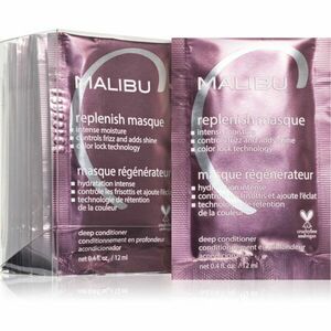 Malibu C Replenish Masque obnovujúca maska na vlasy 12x12 ml vyobraziť