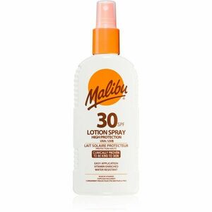 Malibu Lotion Spray High Protection sprej na opaľovanie SPF 30 200 ml vyobraziť