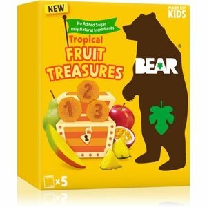 BEAR Fruit Treasures Mango & Marakuja sušené ovocie 5x20 g vyobraziť