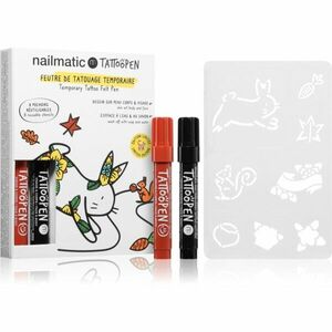 Nailmatic Temporary Tattoo Felt Pen sada pre deti 3 y+ The Rabbit 10 ks vyobraziť