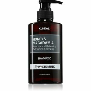 KUNDAL Honey & Macadamia White Musk prírodný šampón pre suché a poškodené vlasy 500 ml vyobraziť