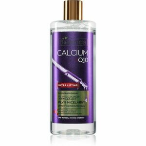 Bielenda Calcium + Q10 Concentrated cleansing and moisturizing micellar fluid čistiaca micelárna emulzia s protivráskovým účinkom 500 ml vyobraziť