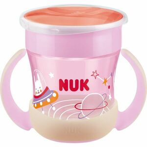 NUK Magic Cup Night hrnček s držadlami 6m+ Pink 160 ml vyobraziť