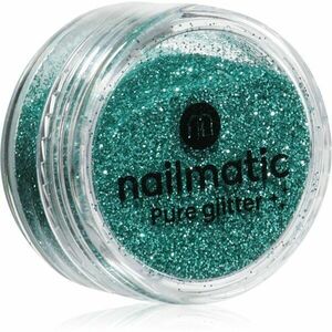 Nailmatic Pure Glitter Glitre na tvár i telo Small Turquoise Glitter 3 g vyobraziť