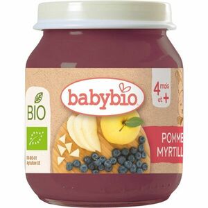 Babybio BIO jablko a čučoriedky ovocný príkrm 130 g vyobraziť