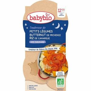 Babybio BIO zelenina s ryžou detský príkrm 2x200 g vyobraziť