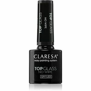 Claresa UV/LED Top Glass No Wipe vrchný gélový lak pre ochranu a lesk bez výpotku 5 g vyobraziť