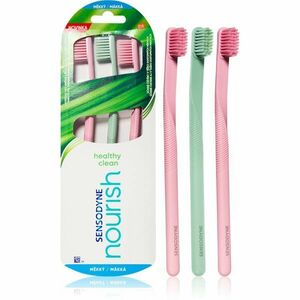 Sensodyne Nourish Healthy Clean zubné kefky 3 ks vyobraziť