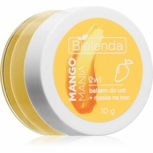 Bielenda Lip Care Lip Balm + Night Mask balzam na pery s vôňou Mango Mania 10 g vyobraziť