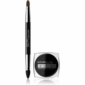 Maybelline Tattoo Liner dlhotrvajúce gélové očné linky so štetčekom odtieň 950 Blackest Black 3 g vyobraziť