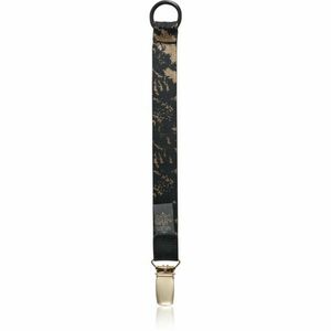 Bjällra of Sweden Pacifier Clip spona na cumlík Black Golden 1 ks vyobraziť