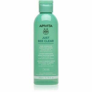 Apivita Just Bee Clear Pore Minimizing Lotion starostlivosť na rozšírené póry a čierne bodky 200x1 ml vyobraziť