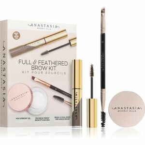 Anastasia Beverly Hills Full & Feathered Brow Kit Mini sada na obočie Taupe odtieň vyobraziť