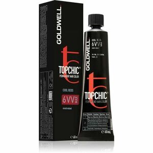 Goldwell Topchic Permanent Hair Color farba na vlasy odtieň 6 VV MAX 60 ml vyobraziť