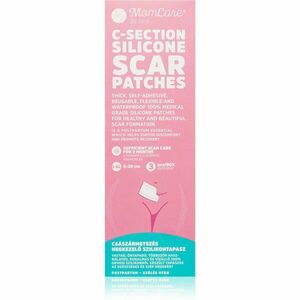 MomCare by Lina C-Section Silicone Scar Patches silikónové náplasti na jazvy po cisárskom reze veľkosť L-XL 5 x 20 cm 3 ks vyobraziť