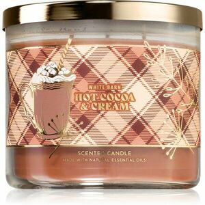 Bath & Body Works Hot Cocoa & Cream vonná sviečka 411 g vyobraziť