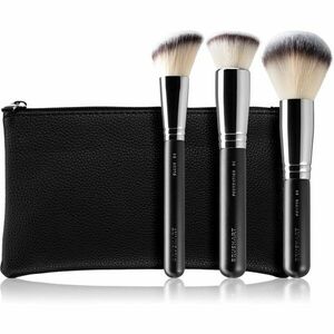 BrushArt Professional Full Face brush set with makeup pouch Sada štetcov s taštičkou Black vyobraziť