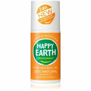 Happy Earth 100% Natural Deodorant Roll-On Rose Petitgrain dezodorant roll-on 75 ml vyobraziť