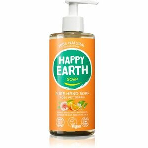 Happy Earth 100% Natural Pure Hand Soap Rose Petitgrain tekuté mydlo na ruky 300 ml vyobraziť