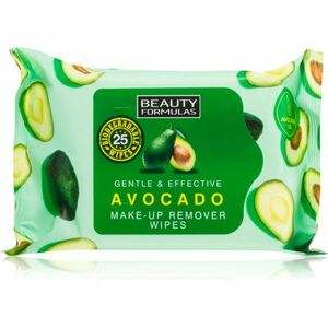 Beauty Formulas Avocado vlhčené obrúsky 25 ks vyobraziť