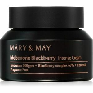 MARY & MAY Idebenone + Blackberry Complex Intensive Total Care Cream rozjasňujúci hydratačný krém s protivráskovým účinkom 70 g vyobraziť