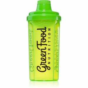 GreenFood Nutrition Shaker športový šejker Transparent Green 500 ml vyobraziť