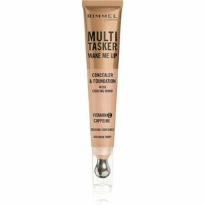 Rimmel Multi-Tasker Wake Me Up make-up a korektor pre rozjasnenie pleti odtieň 25 Rose Ivory 20 ml vyobraziť