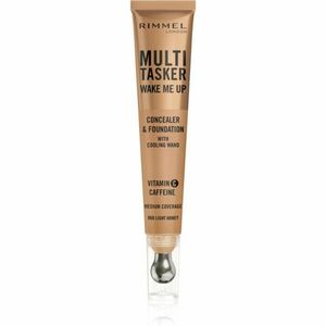 Rimmel Multi-Tasker Wake Me Up make-up a korektor pre rozjasnenie pleti odtieň 60 Light Honey 20 ml vyobraziť