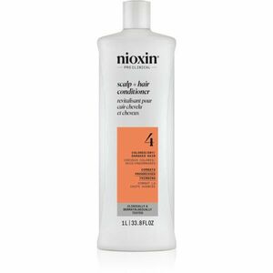 Nioxin System 4 Scalp + Hair Conditioner hydratačný a vyživujúci kondicionér pre farbené a poškodené vlasy 1000 ml vyobraziť