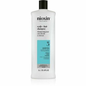 Nioxin System 3 Scalp + Hair Shampoo čistiaci šampón pre farbené rednúce vlasy 1000 ml vyobraziť