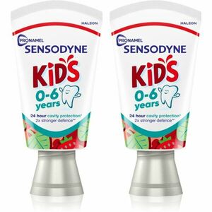 Sensodyne Pronamel Kids detská zubná pasta 0-6 Years 2x75 ml vyobraziť