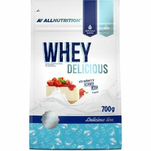 Allnutrition Whey Delicious srvátkový proteín príchuť Cheesecake & Strawberry 700 g vyobraziť