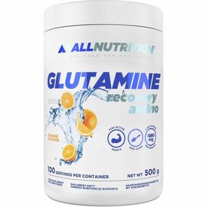 Allnutrition Glutamine Recovery Amino regenerácia a rast svalov príchuť Orange 500 g vyobraziť