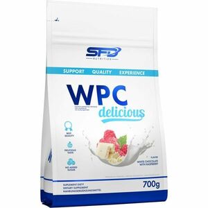 SFD Nutrition WPC Protein Delicious srvátkový proteín príchuť White Chocolate & Raspberry 700 g vyobraziť