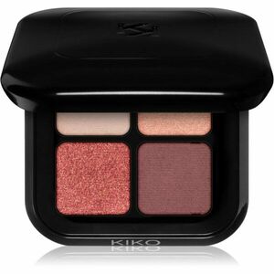 KIKO Milano New Bright Quartet paletka očných tieňov odtieň 03 Burgundy Variations 3.5 g vyobraziť