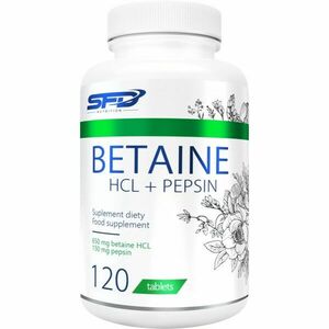 SFD Nutrition Betaine HCl + Pepsin podpora trávenia 120 tbl vyobraziť