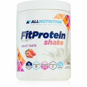 Allnutrition FitProtein Shake zmes na prípravu kokteilu s proteínom príchuť Strawberry 500 g vyobraziť