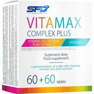 SFD Nutrition VitaMax Complex Plus komplexný multivitamín s minerálmi 120 tbl vyobraziť