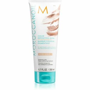 Moroccanoil Color Depositing jemná vyživujúca maska bez permanentných farebných pigmentov Rose Gold 200 ml vyobraziť