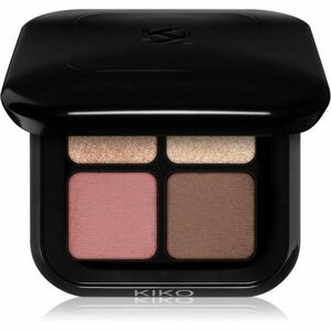 KIKO Milano New Bright Quartet paletka očných tieňov odtieň 02 Rosy Mauve Variations 3.5 g vyobraziť