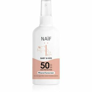 Naif Baby & Kids Mineral Sunscreen SPF 50 ochranný sprej na opaľovanie pre deti 100 ml vyobraziť