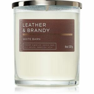 Bath & Body Works Leather & Brandy vonná sviečka 227 g vyobraziť