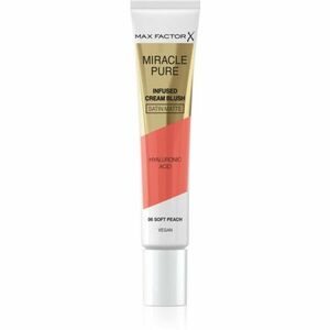 Max Factor Miracle Pure krémová lícenka odtieň 06 Soft Peach 15 ml vyobraziť