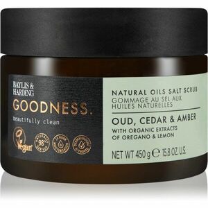 Baylis & Harding Goodness Oud, Cedar & Amber soľný peeling na telo 450 g vyobraziť