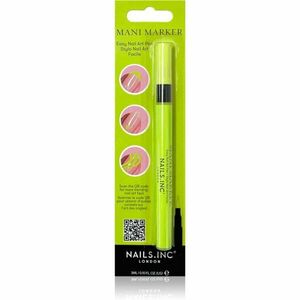 Nails Inc. Mani Marker ozdobný lak na nechty v aplikačnom pere odtieň Electric Green Neon 3 ml vyobraziť