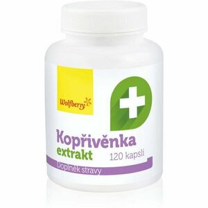 Wolfberry Kopřivěnka extrakt kapsuly na kontrolu hmotnosti 120 ks vyobraziť