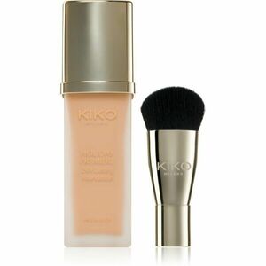 KIKO Milano Holiday Première 24h Lasting Foundation vodeodolný tekutý make-up so štetcom odtieň 05 Almond 28 ml vyobraziť