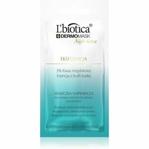 L’biotica DermoMask Night Active exfoliačná maska pre obnovu povrchu pleti 12 ml vyobraziť